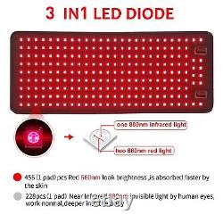 New Infrared & Red light Therapy Device For Full Body Pain Relief Pads withpulse