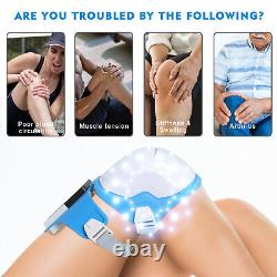 OSITO Heated Knee Massager TENS EMS Therapy Joint Electric Pulse Pain Relief