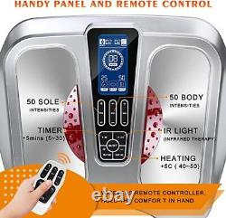 OSITO Neuropathy Foot Massager with Heat EMS TENS Unit Promote Circulation Blood