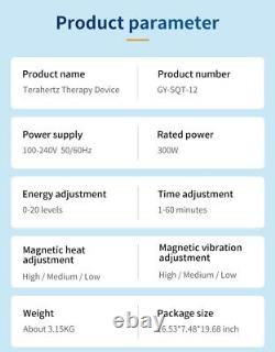 Pemf machine Thz Tera P90 terahertz foot spa massager for pemf therapy