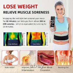 Portable 24W Heated Neck Wrap Red Near Infra Light Therapy Pad for Pain Relief