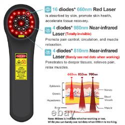 Portable Laser Therapy Machine for Pain Relief Wound Healing 660nm 810nm 980nm