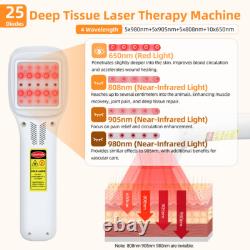 Powerful 2500mW Red Light Infrared Therapy Device Body Pain Relief Joint Muscle