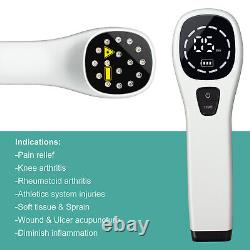 Powerful 4x808nm Pain Relief Cold Laser Therapy device HUMAN/Vet Pain Relief