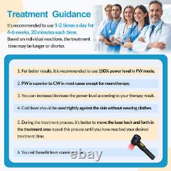 Powerful 5With5000mW Low Level Laser Light Therapy for Chronic Acute Pain Relief