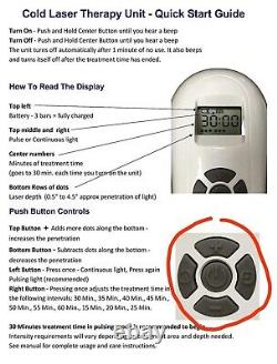 Powerful Cold laser therapy device lllt body pain relief, amazon USD329, Pulse