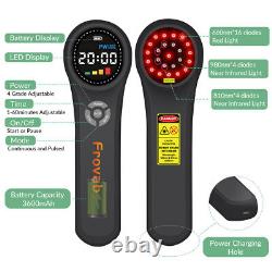 Powerful Vet Use Cold Laser Therapy for Meniscus Tear Muscle Pain Injury Healing