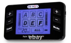 Pro DR-HO'S Pain Therapy System Massager Muscle Stimulator Body Relief Unit Pads