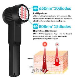 Professional Cold Laser Human Vet Device 808nm15+650nm10 with LED 8000mW