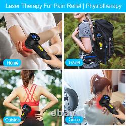 Professional Cold Laser Human Vet Device 808nm15+650nm10 with LED 8000mW