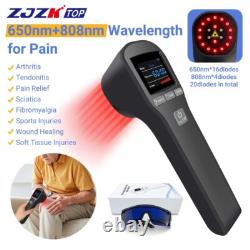 Professional Cold Laser Therapy Device for Chronic Joint Pain Relief 808nm+650nm