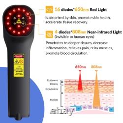 Professional Cold Laser Therapy Device for Chronic Joint Pain Relief 808nm+650nm