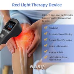 Professional Cold Laser Therapy Device for Chronic Joint Pain Relief 808nm+650nm