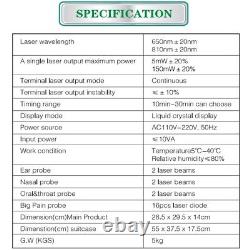Professional LLLT Powerful Cold Laser Therapy Pain Relief Low Level Laser Device