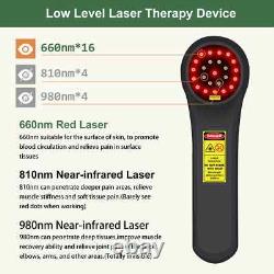 Red 1760mW Class 4 Laser Therapy Device Pain Relief with Infrared Light Machines