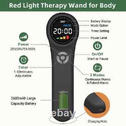 Red 1760mW Class 4 Laser Therapy Device Pain Relief with Infrared Light Machines