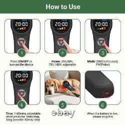 Red 1760mW Class 4 Laser Therapy Device Pain Relief with Infrared Light Machines