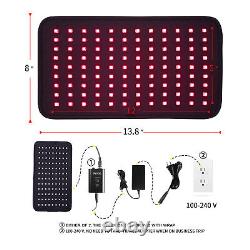 Red & Infrared Light Therapy Device For Waist Back Pain Relief LED Wrap Belt Pad
