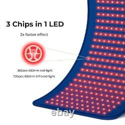 Red Infrared Light Therapy Pad Device Wrap for Full Body Back Joint Muscles Pain