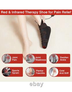 Red & Infrared Light Therapy Shoe, 158PCS 660nm Red Light and 850nm For Foot