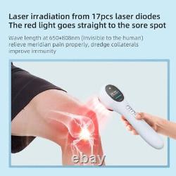 Red Light Infrared Physiotherapy Instrument Cold Laser Therapy Pain Relief LLLT