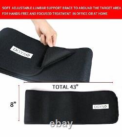 Red Light Infrared Therapy Wrap Back Belt Device for Arthritis Pain Relief 2 Pad