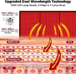 Red Light Therapy Body 67x 24 Infrared Light Therapy Pad for Body Pain Relief