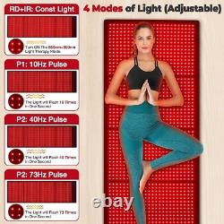 Red Light Therapy Body 67x 24 Infrared Light Therapy Pad for Body Pain Relief