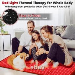 Red Light Therapy Body 67x 24 Infrared Light Therapy Pad for Body Pain Relief
