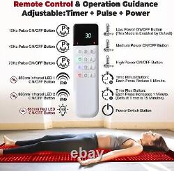 Red Light Therapy Body 67x 24 Infrared Light Therapy Pad for Body Pain Relief