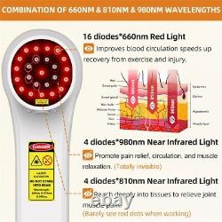 Red Light Therapy Device 808nm+650nm Light Therapy for Joint Muscle Pain Relief