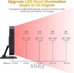 Red Light Therapy Device for Face, Body, Dual Chip Clinical 60 LED Combo 660nm 8