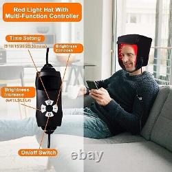 Red Light Therapy Hat- Red Light Cap with Timer Setting for Easy Use Hair growth