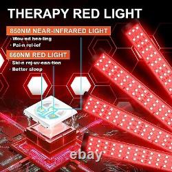 Red Light Therapy Lamp LED Infrared Panel Device 660nm&850nm Adjust Floor Stand