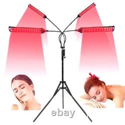 Red Light Therapy Lamp LED Infrared Panel Device 660nm&850nm Adjust Floor Stand