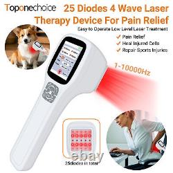 Red Light Therapy Large Touch Screen Fourwave Cold Laser Therapy for Pain Relief