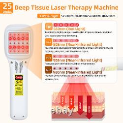 Red Light Therapy Large Touch Screen Fourwave Cold Laser Therapy for Pain Relief