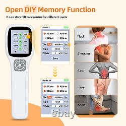 Red Light Therapy Large Touch Screen Fourwave Cold Laser Therapy for Pain Relief