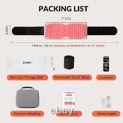 Red Light Therapy Pad Infrared LED Mat Belt Device Body Back Muscle Pain Relief