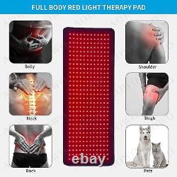 Red Light Therapy Pad LED Infrared Full Body Mat Device Back Muscle Pain Relief