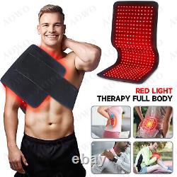 Red Light Therapy Pad LED Infrared Full Body Mat Device Back Muscle Pain Relief