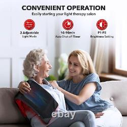 Red Light Therapy Pad LED Infrared Therapy Mat for Back Shoulder Pain Relief