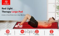 Red Light Therapy Pad LED Infrared Wrap Full Body for Muscle Pain Relief