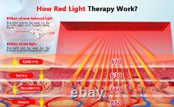 Red Light Therapy Pad LED Infrared Wrap Full Body for Muscle Pain Relief