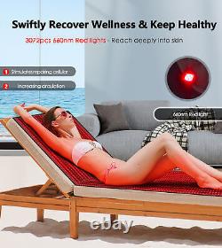 Red Light Therapy Pad LED Infrared Wrap Full Body for Muscle Pain Relief