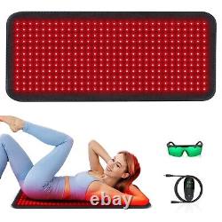 Red Light Therapy Pad Mat LED Infrared Full Body Device Back Muscle Pain Relief