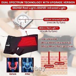 Red Light Therapy Wrap, 340Pcs 660nm & 680Pcs 850nm LED