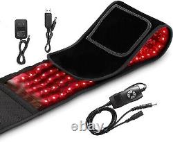 Red Light Therapy Wrap Infrared Belt LED Device for Body Pain Relief Treatment