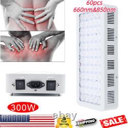 Red Pain Relief Lamp Red LED Light Therapy Near Infrared Light 300W 660nm 850nm