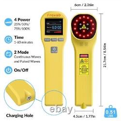Red and Near Infrared Light Therapy for Pain Relief, 650+808nm Class 2 Laser